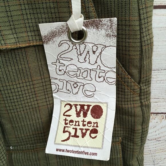 NEW‎ WITH TAGS BIYA BY JOHNNY WAS 2WO-TEN-TEN-5IVE SKIRT IN HUNTER GREEN PLAID - Picture 5 of 9